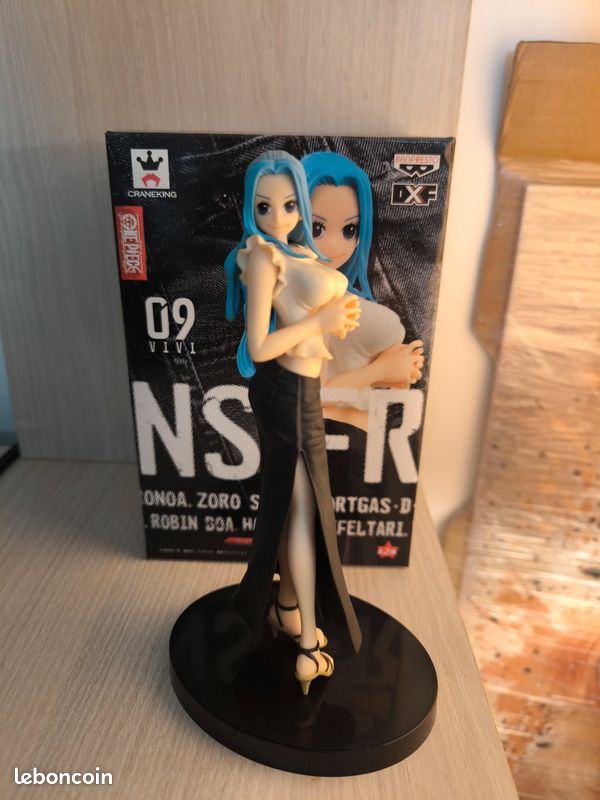 Figurine One Piece DXF Banpresto : Vivi Jeans Freak T-shirt Blanc - Collection Officielle