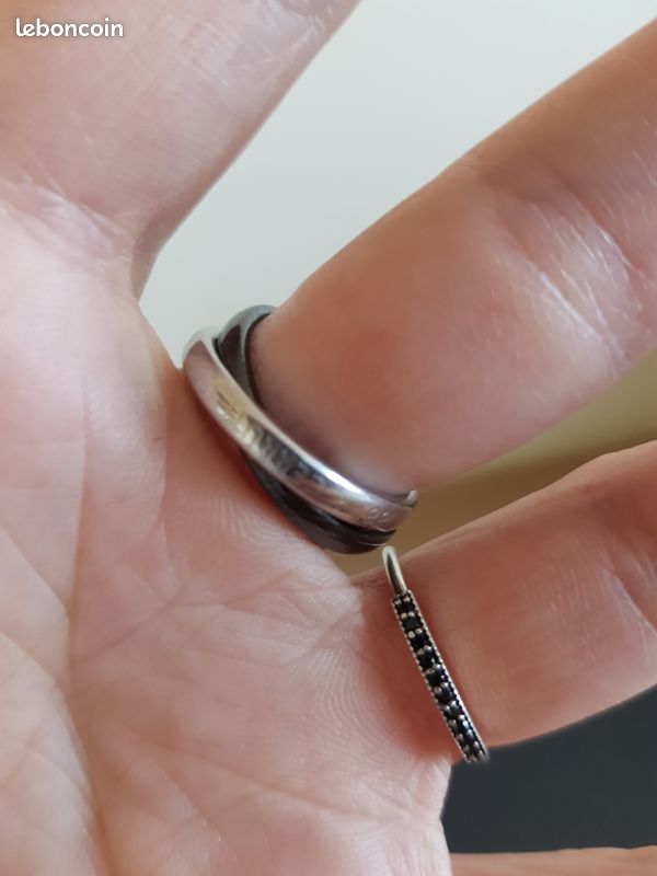 Bague Cerruti 1881 - Taille 52, Acier Et Strass, Magnifique, Neuf Sans Emballage