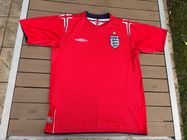Maillot Umbro Angleterre Extérieur 2004-2006 – Homme XXL, Rouge