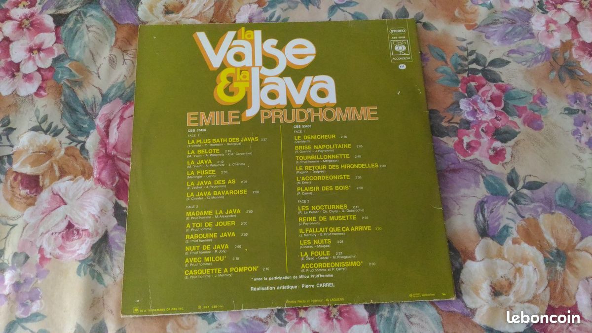 Album disques vinyles - La valse et la java (image 2)