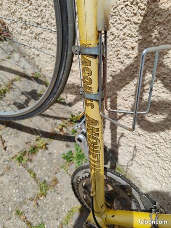 Chaussures Cycliste avec Cales J. Anquetil Vélo ancien 60/70s