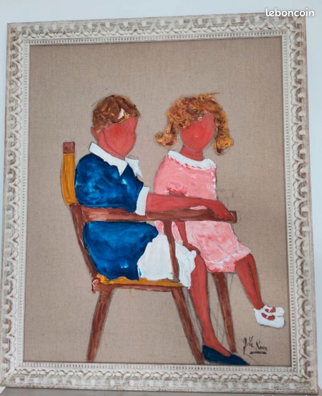 Tableau contemporain Gérard Le Roux Saint-Tropez (image 1)