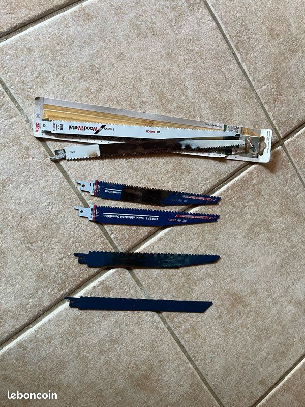 Asfrode Lot De 10 Lames De Scie Sabre - Bois, Métal Lourd, Tuyaux Et Tôle - Accessoires Universels