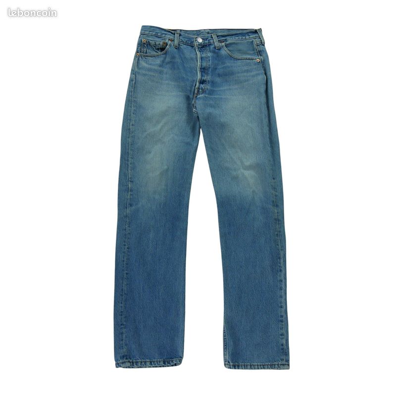 Levi Strauss Jean Levis 501 Taille W34/L34 Homme Bleu #QWE1714 - Main Image