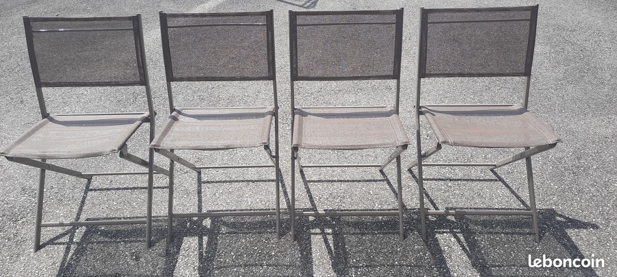 4 chaises pliantes (image 2)