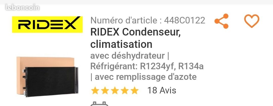 Condenseur Condenseur Climatisation RIDEX 448C0122 Avec D Shydrateur Pour Renault M Gane Sc Nic Condenseur Condenseur Climatisation RIDEX 448C0122 Avec D Shydrateur Pour Renault M Gane Sc Nic