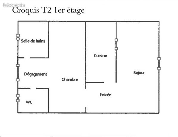 Appartement 2 pièces 37 m² — 6