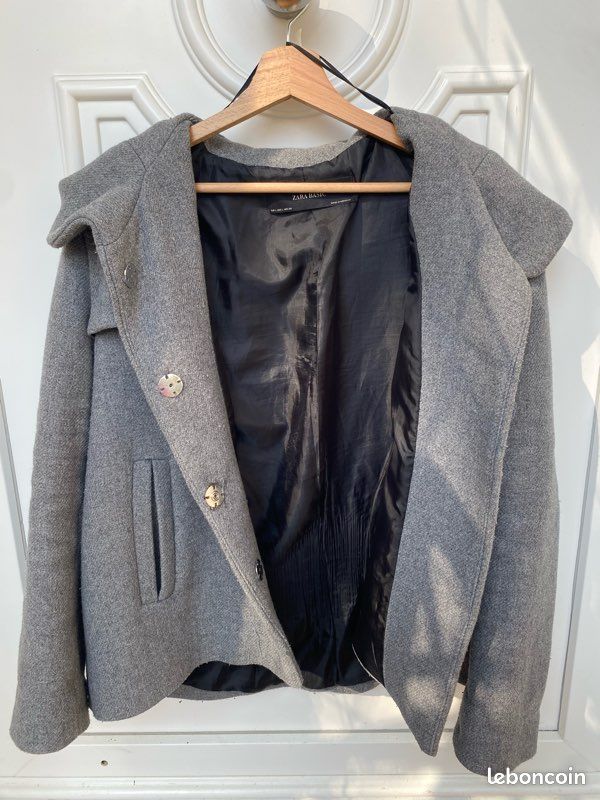 Manteau à capuche Zara femme Vêtements