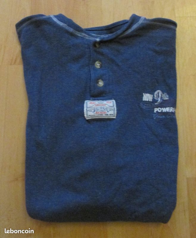T-shirt à manches longues bleu marine taille 10 ans (image 3)