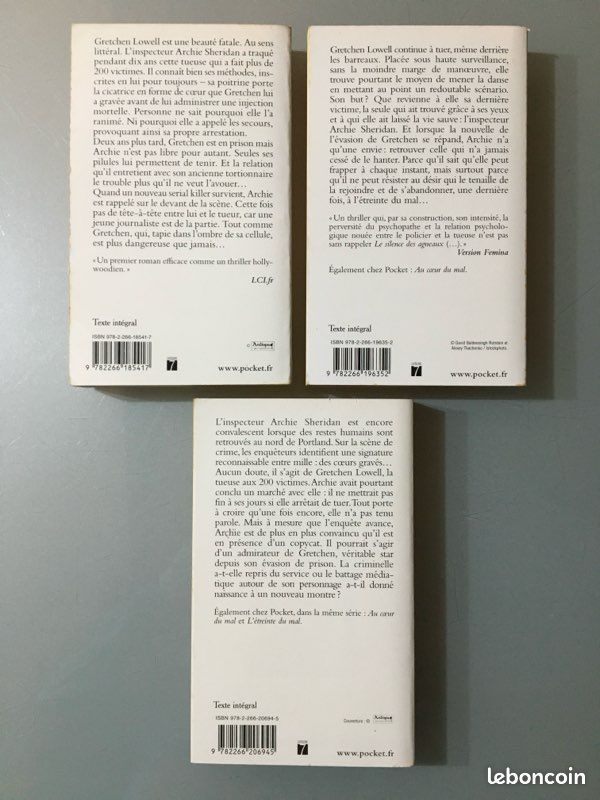 Trilogie Au coeur du mal & L’étreinte du mal & Les héritiers du mal - Chelsea Cain (image 2)