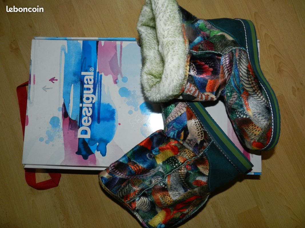 Bottes fourrées couleurs Desigual (image 5)