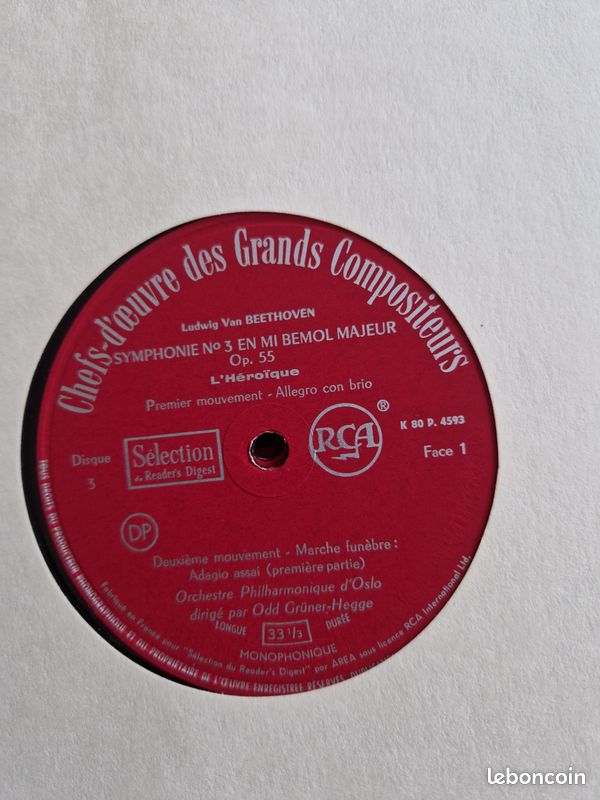 Coffret 33 tours les chefs d'œuvre des grands compositeurs (image 7)