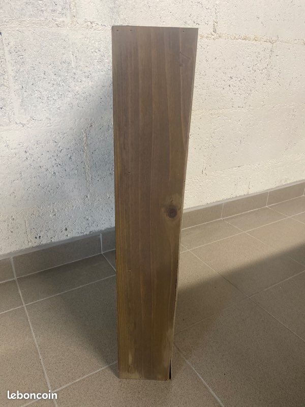 Petit étagère en bois style industriel (image 3)