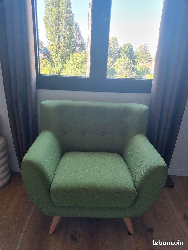 Fauteuil vert (image 2)