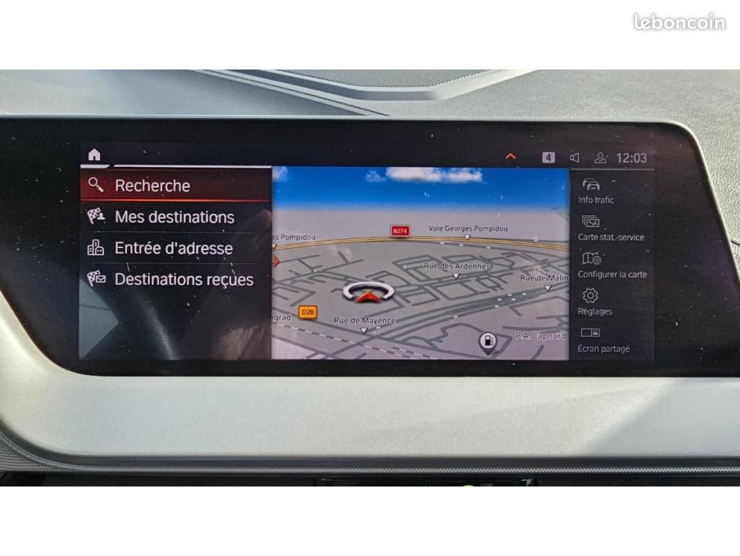 BMW Série 1 Advantage 116dA +Digital cockpit pro + Vitre AR teinte + Radar AV et + Regulateur + Ja16 (image 9)