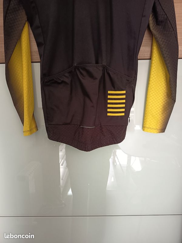Maillot Cycliste Rapha Classic – Homme Taille XL – Jaune – Long – Occasion
