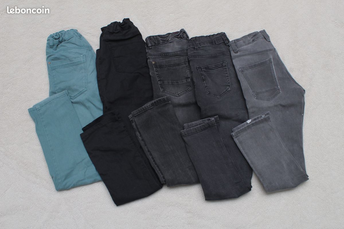 Lot jean 8/12 ans (image 1)