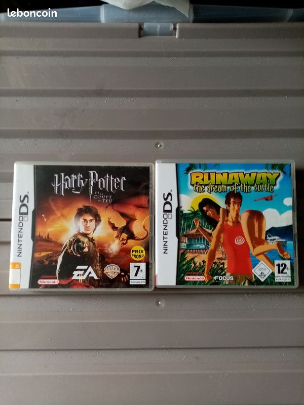2 jeux Ds, harry Potter la coupe de feu et Runaway (image 1)