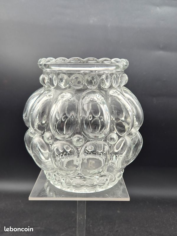Globe applique suspension en verre transparent (image 1)