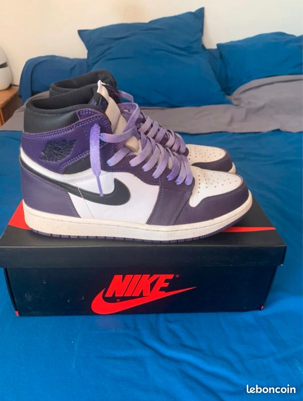 Jordan 1 High Retro Court Purple (image 1)
