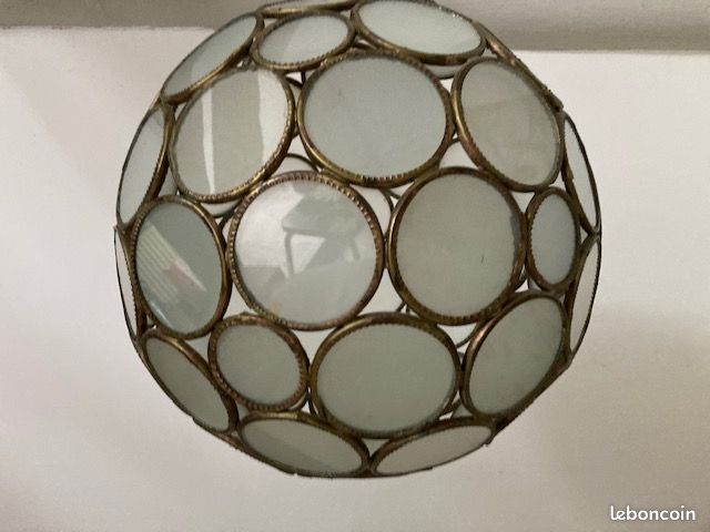 Suspension grande boule vintage (image 4)