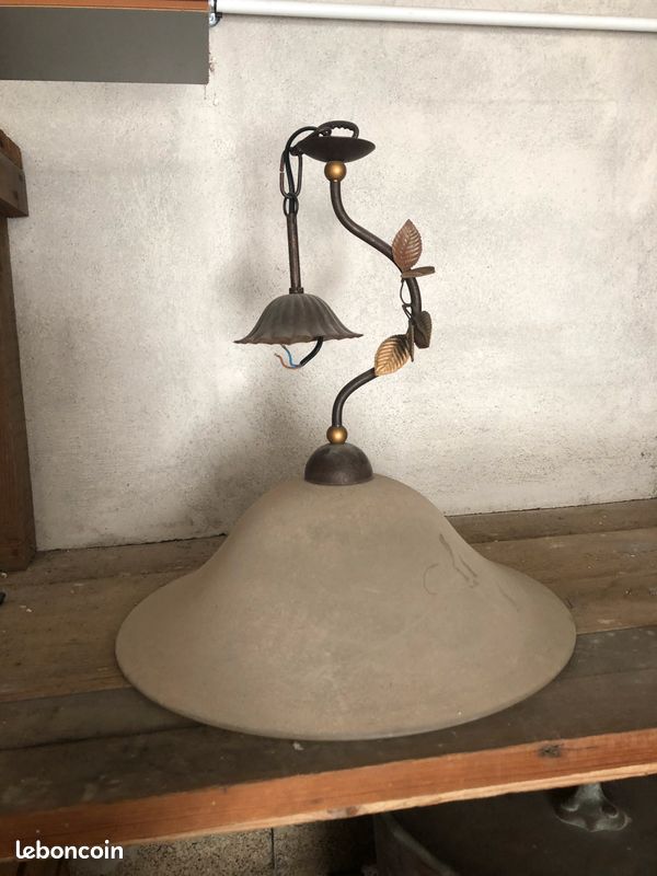 Lustre et lampe assortis (image 2)
