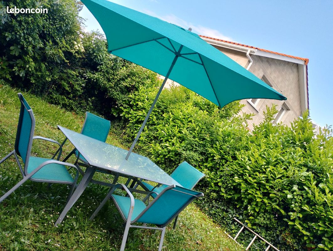 Table chaise et parasol (image 3)