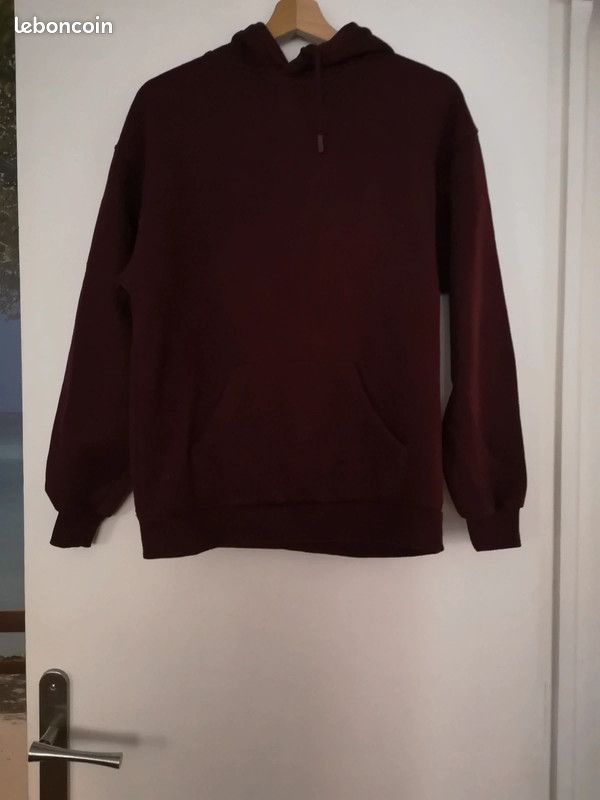 đ„ Sweat Ă Capuche Pimkie XS Rouge Bordeaux â€ïž (image 1)