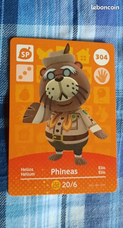 Carta Amiibo Animal Crossing – Frank (283) – Serie 3 – Originale Nintendo – Giappone
