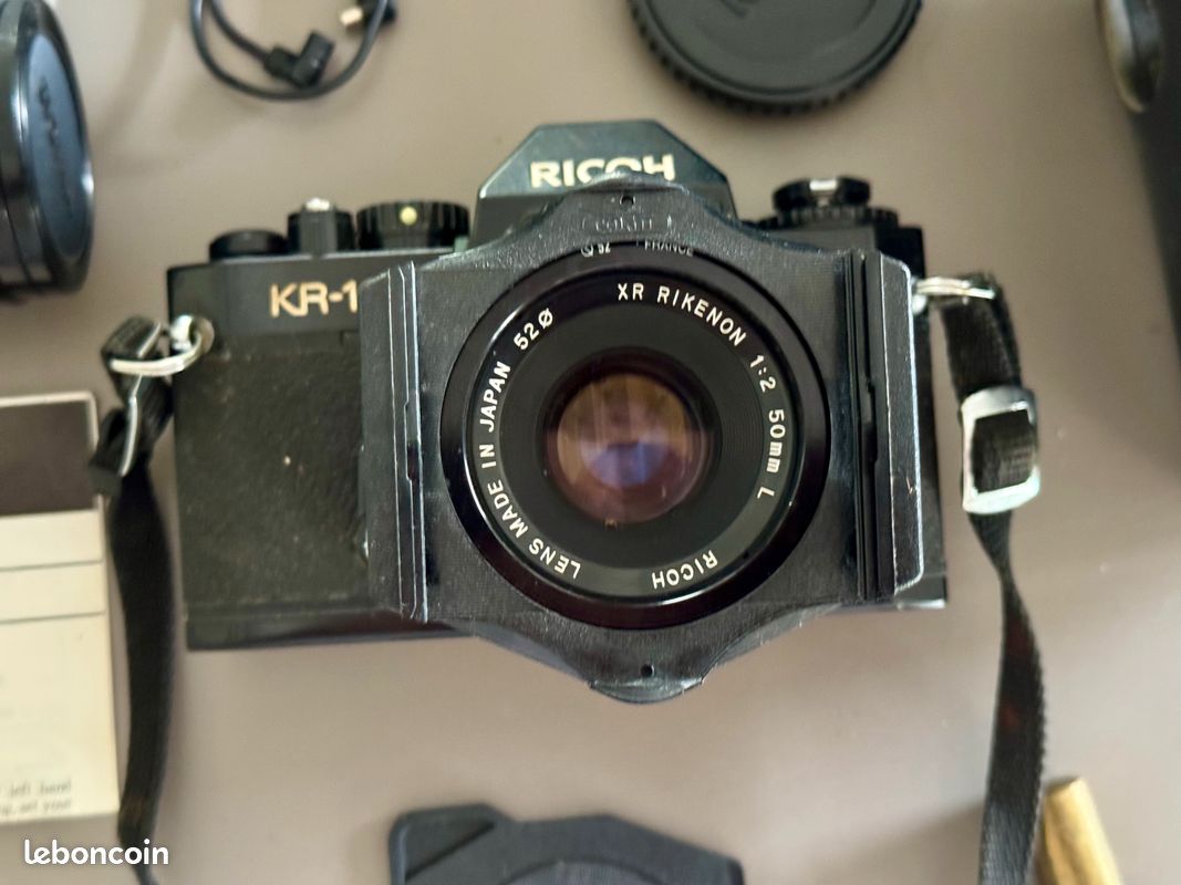 Appareil photo RICOH avec accessoires + reflex Lubitel (image 7)