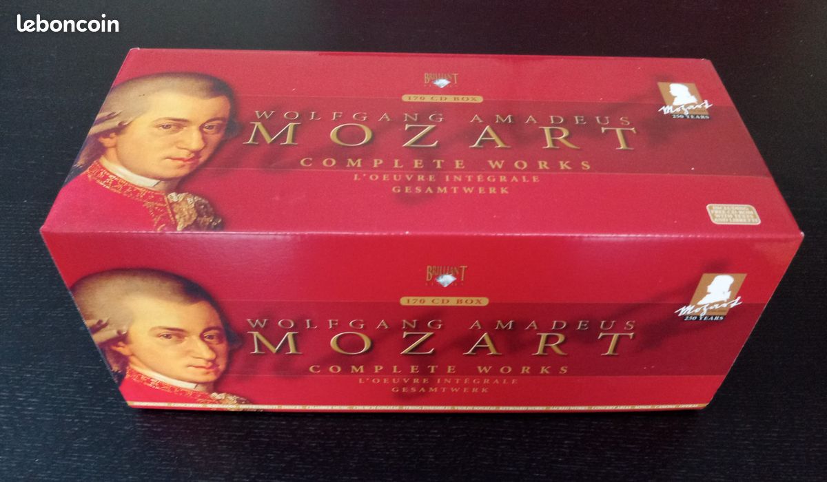 Coffret MOZART l’intégrale en 170 Cd (image 1)