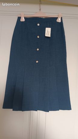 Jupe Femme Afibel - Taille 48 - Gris Imprimé - Style Évasé - Occasion Très Bon État