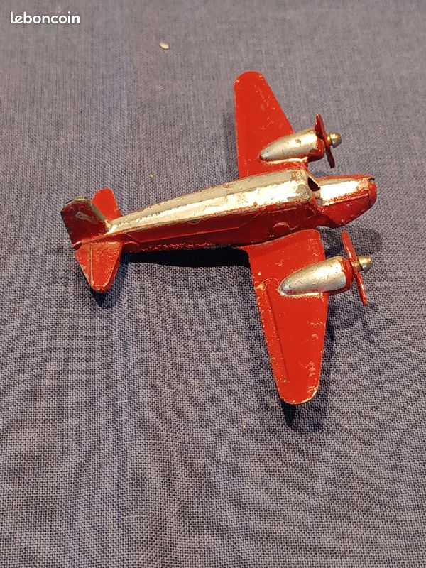 Dinky toys avion Potez 56 référence 61b (très rare) 1938-47