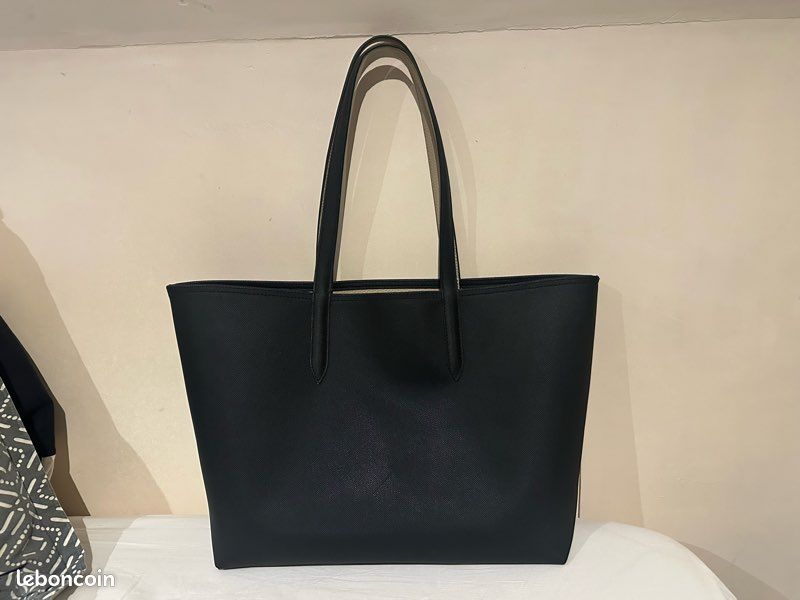 Sac A Main Lacoste Noir LACOSTE Sac à Main Réversible Femme ANNA