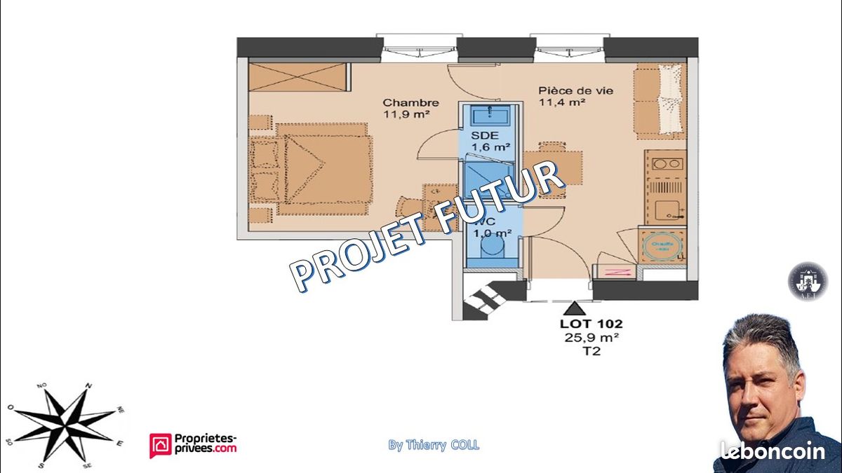 Appartement 1 pièce 25 m² · à Lyon · 25 m² · 168 350 €
