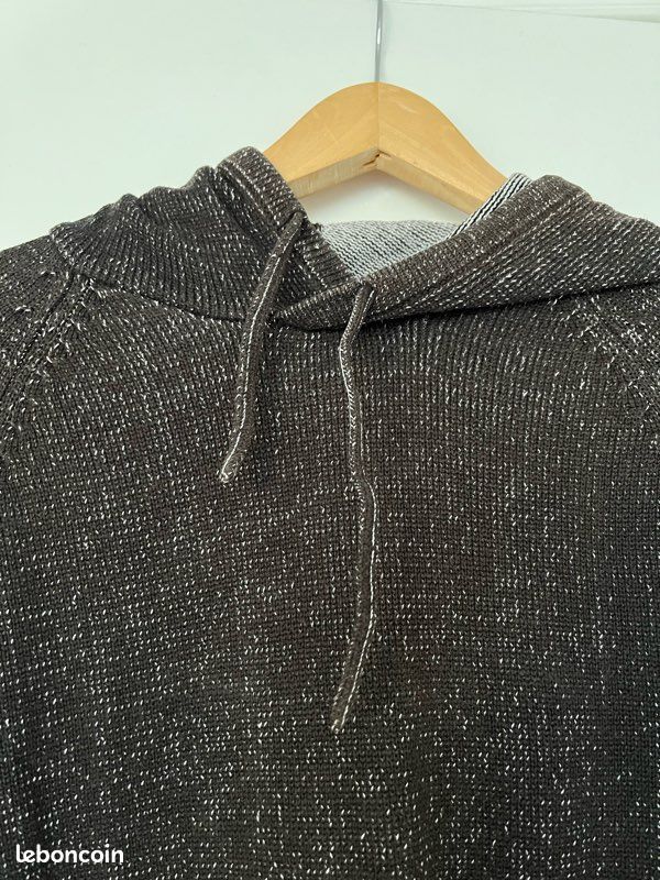 Sweat à capuche gris (image 2)