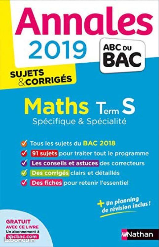 Livre Terminale Maths (image 1)