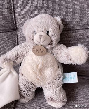 Neuf / Doudou peluche ours baby nat (image 1)