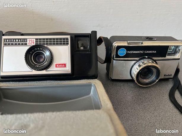 Appareil photo argentique Kodak Instamatic X-15 35 mm avec pochette en cuir - France