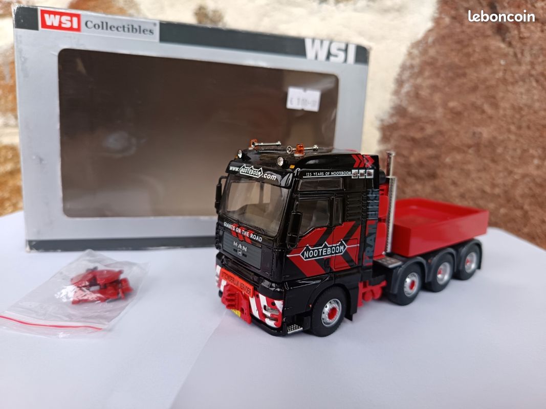 Miniatura camion Scania R + Nooteboom Multi-PX 5 As - Felbermayr - Wsi