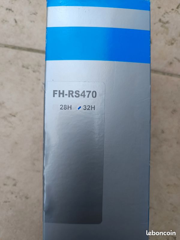 SHIMANO FH-RS470 Moyeu Arrière Center-Lock 28 Trous - Aluminium Robuste Pour Freins à Disque