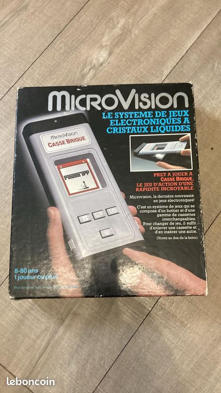 Console portable Microvision + jeu casse brique