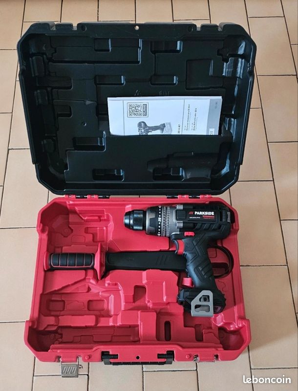 Visseuse-perceuse Parkside Performance – 150 Nm, Batterie 20V 4Ah, Charge Rapide 1h