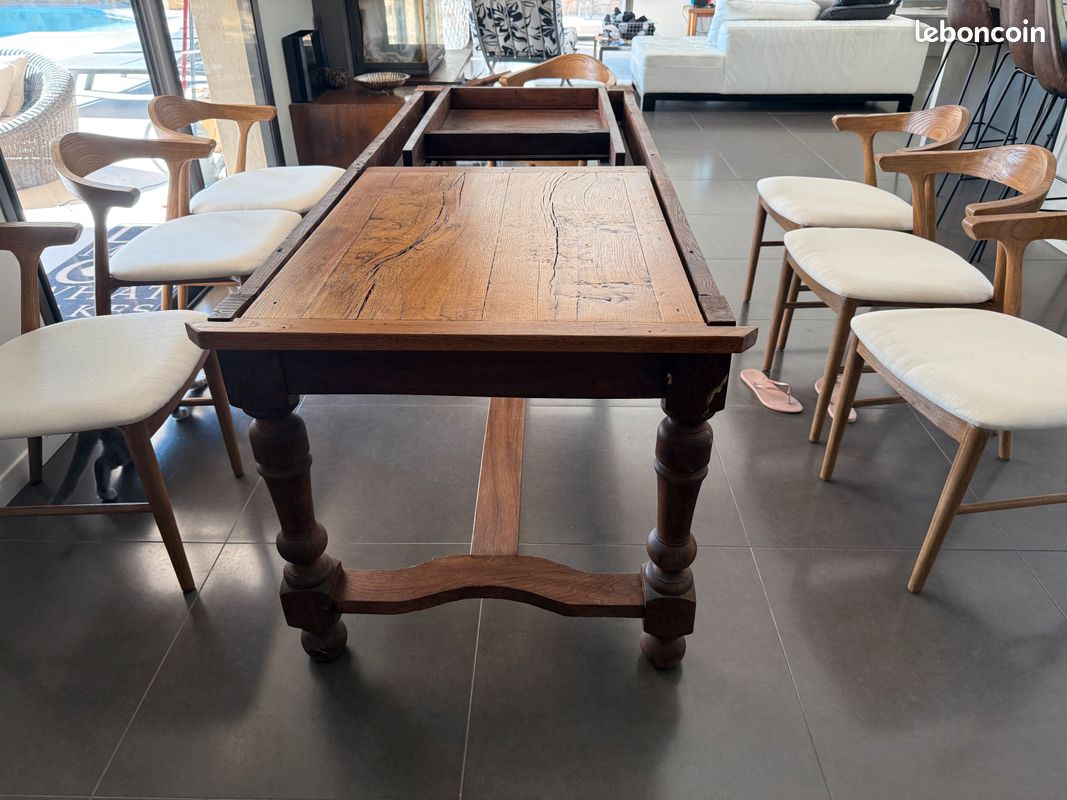 Pieds de table en bois massif (image 4)