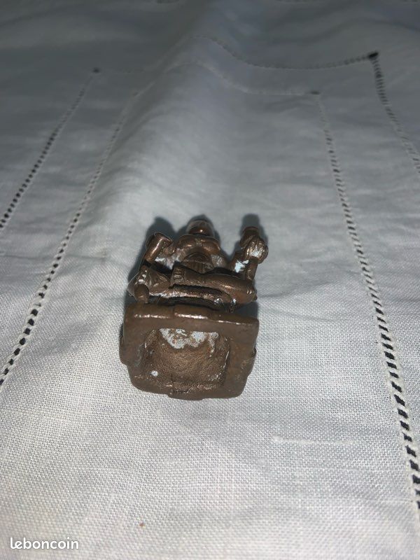 Ancien petit bronze divinité indienne (image 5)