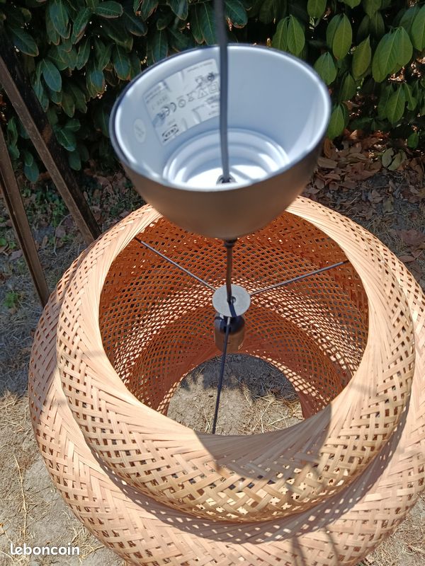 Suspension en bambou/rotin Ikéa (image 4)