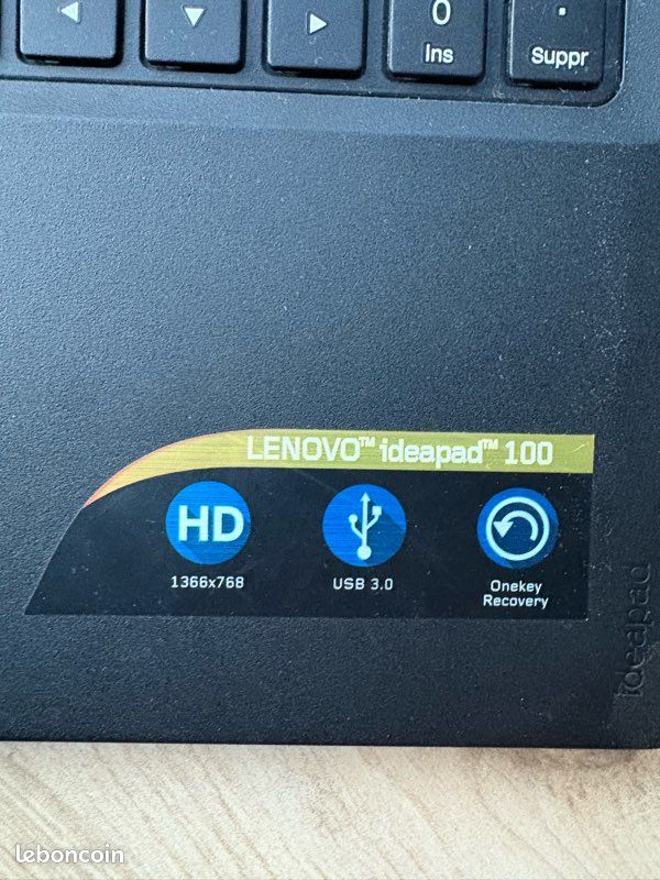 Lenovo IdeaPad 100-15IBD PC Portable - I5 4e Gén, 1To HDD, 8Go RAM, Windows 10 Pro, Noir