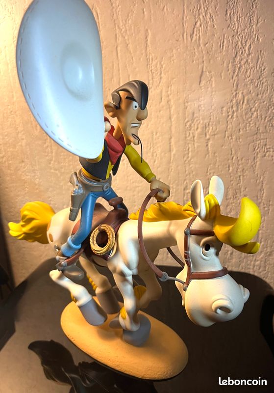 Sculpture Lucky Luke Duel Leblon-Delienne 1995 - Version Originale Signée