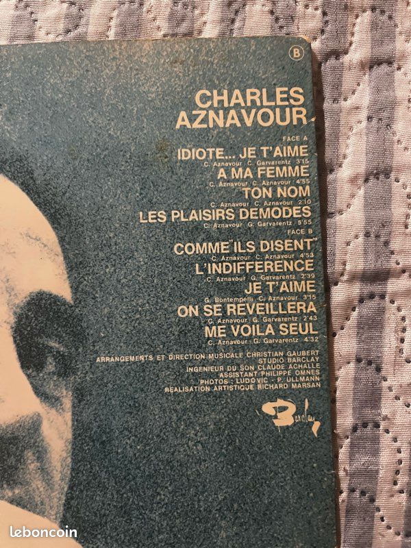 Charles Aznavour Album Idiote je t’aime (image 2)