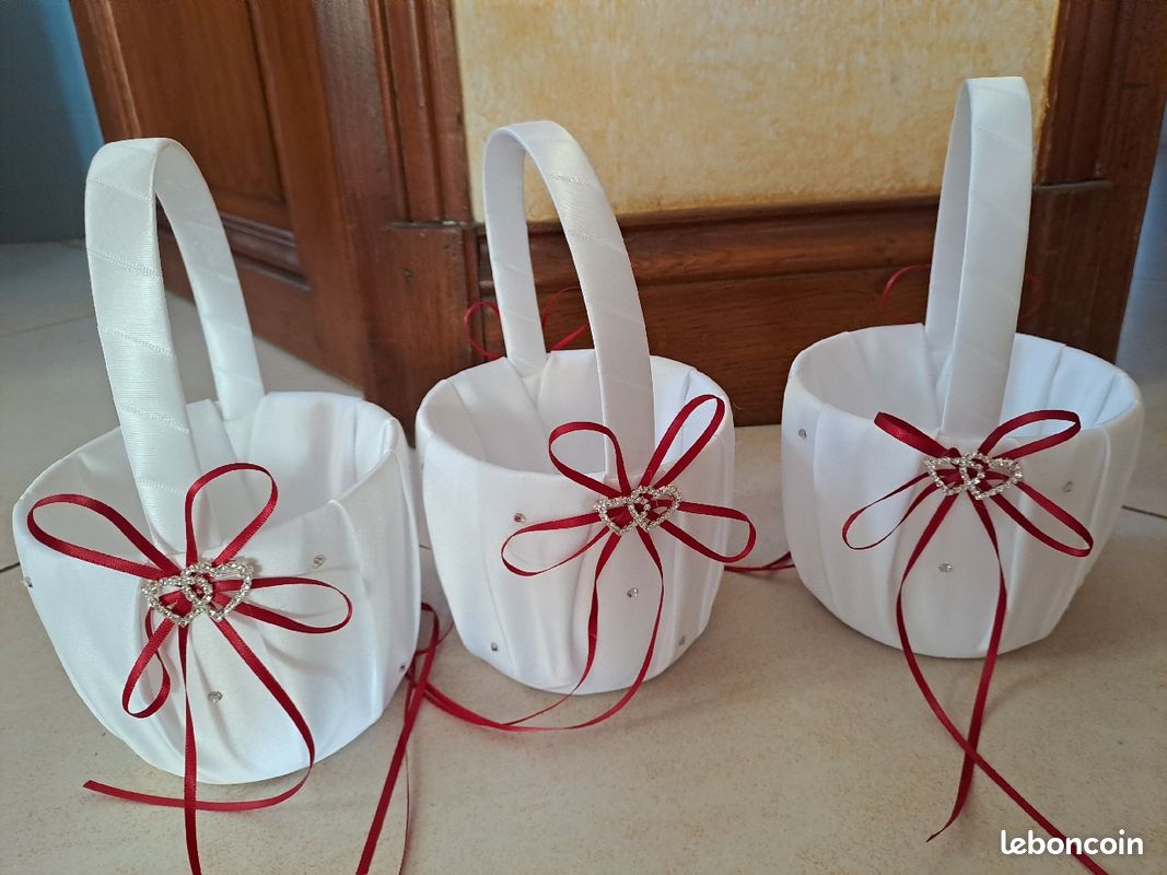 Lot 3 paniers mariage (image 1)
